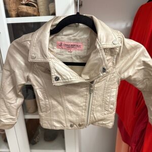 Urban Republic Kid’s Metallic Leather Jacket